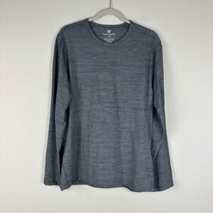 Mack Weldon Gray AirKnixX Long Sleeve Tee Shirt Size Large